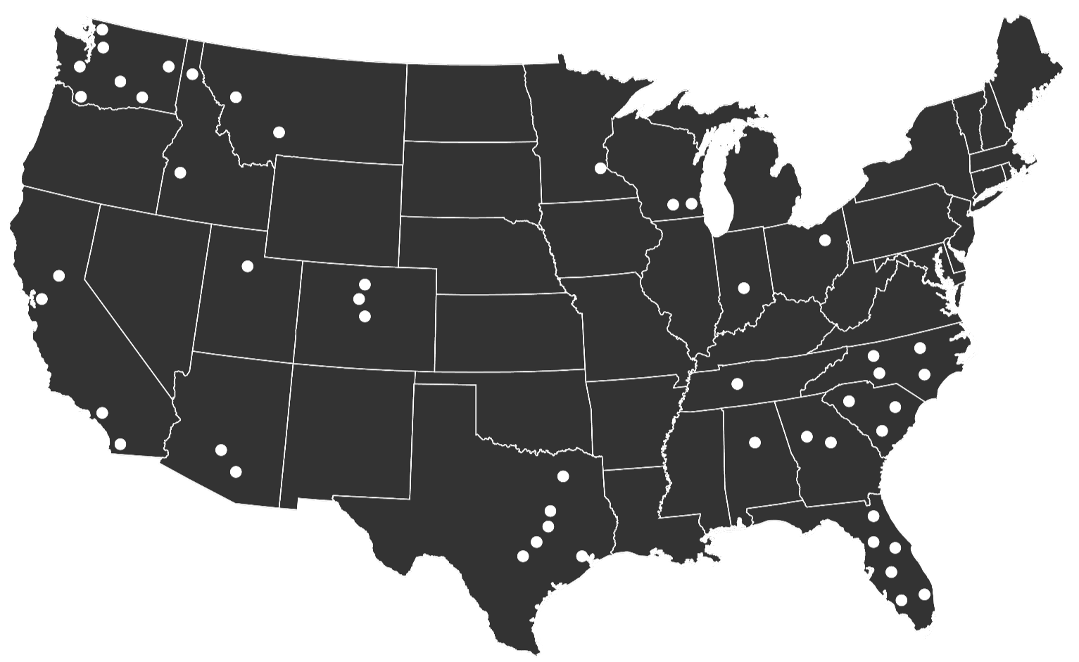 LaineKraft Cabinetry - Locations in United States